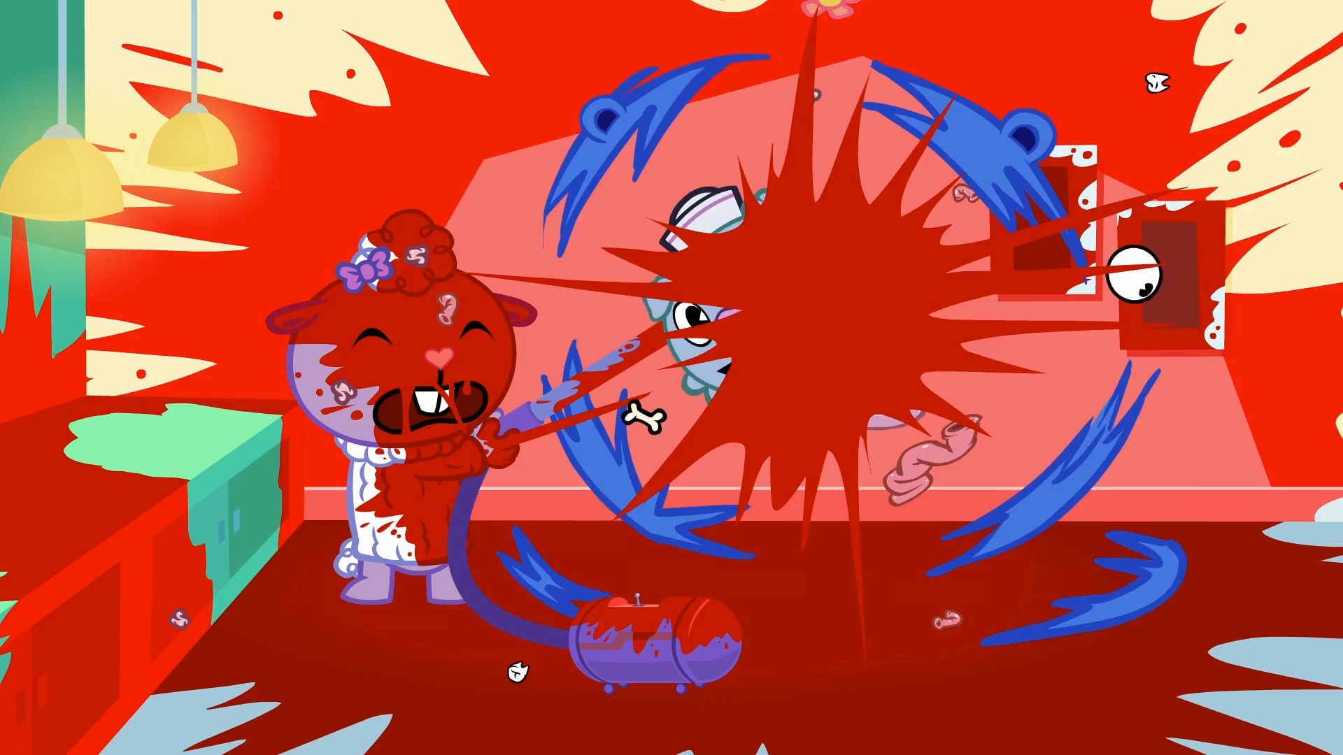 Happy Tree friends красный Дикобраз