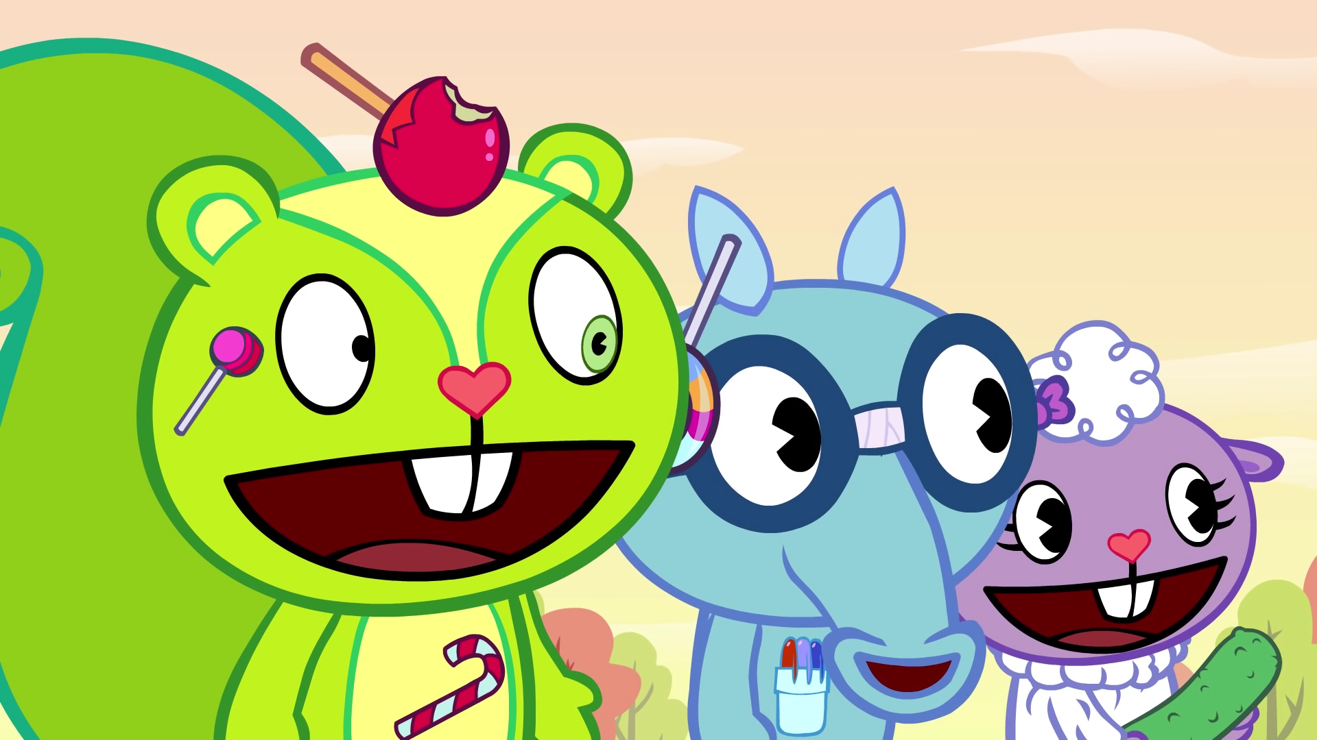 Happy tree friends картинки персонажей