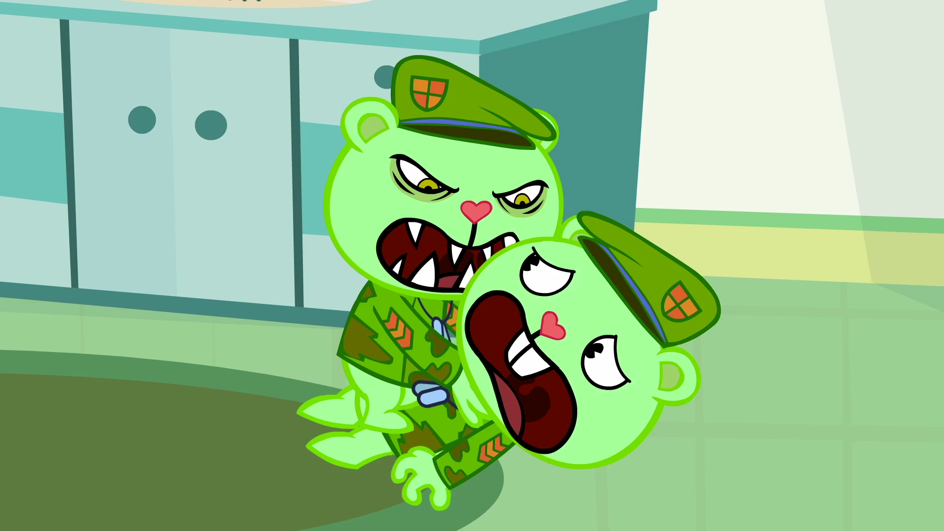 Image Stv1e13 3 Flippy And Fliqpy Fighting Png Happy Tree Friends Wiki Fandom Powered By Wikia