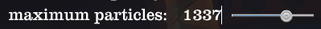 Maximum particles