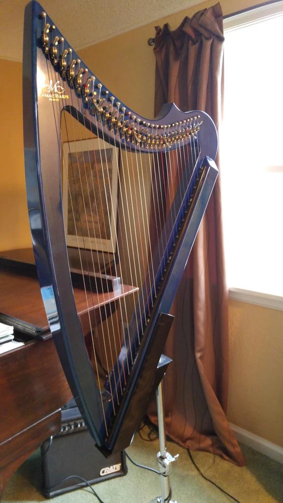 The Baby Blue 30 by Camac Harps Harp Wiki FANDOM powered by Wikia