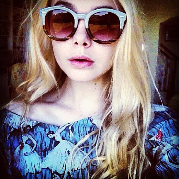 Image - Elle-Fanning-showed-off-new-pair-shades.jpg | Harry Potter ...