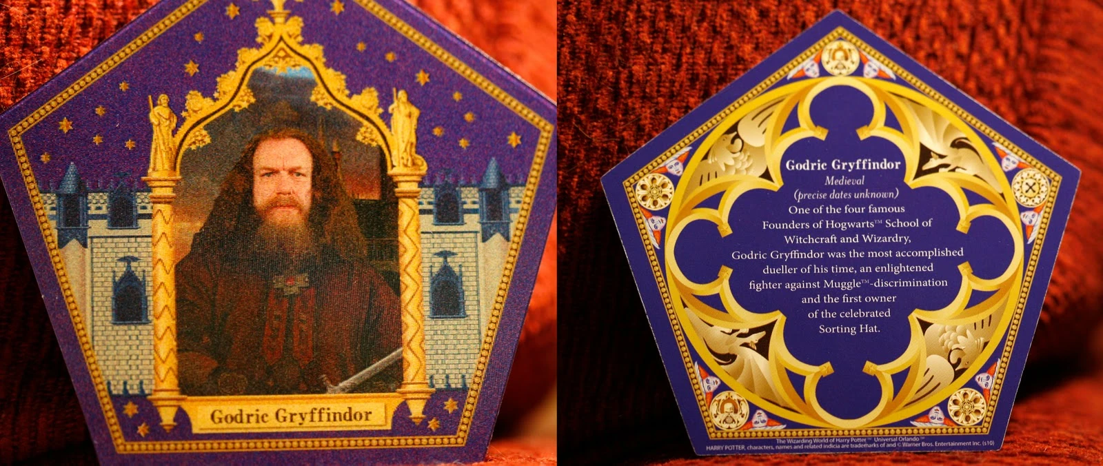 Image - Godric Gryffindor Chocolate Frog Card WWHP.jpg | Harry Potter ...
