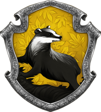 hufflepuff crest hogsmeade