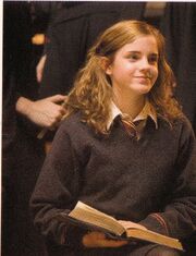 Hermione with book GOF