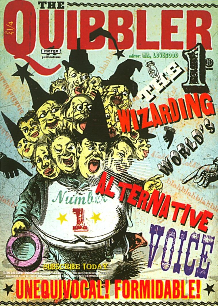 Image - Quibbler No1.png | Harry Potter Wiki | FANDOM powered by Wikia