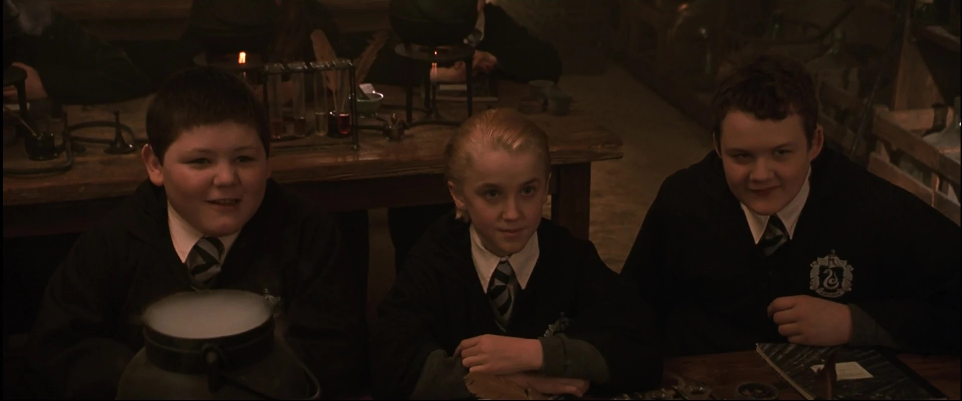 Image The Trio (Crabbe, Malfoy and Goyle) 1991b.JPG Harry Potter