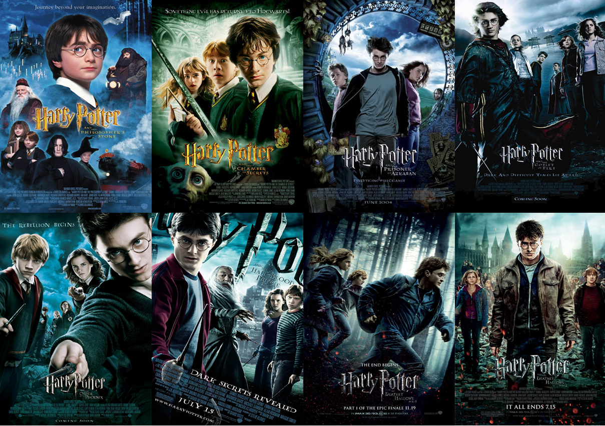 Series các tập phim Harry Potter