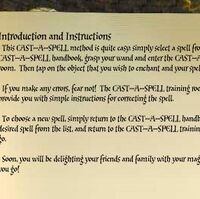 Cast A Spell Handbook Harry Potter Wiki Fandom