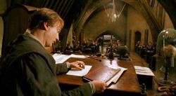 Remus lupin w klasie obrony przed czarną magią