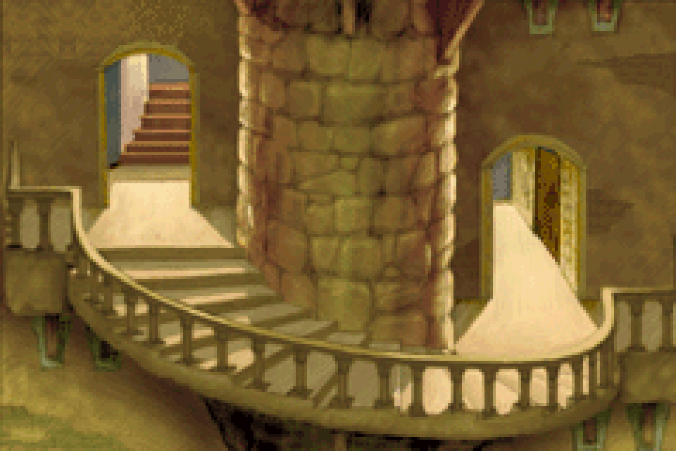 Secret stairway from the fourth floor to the seventh floor Harry