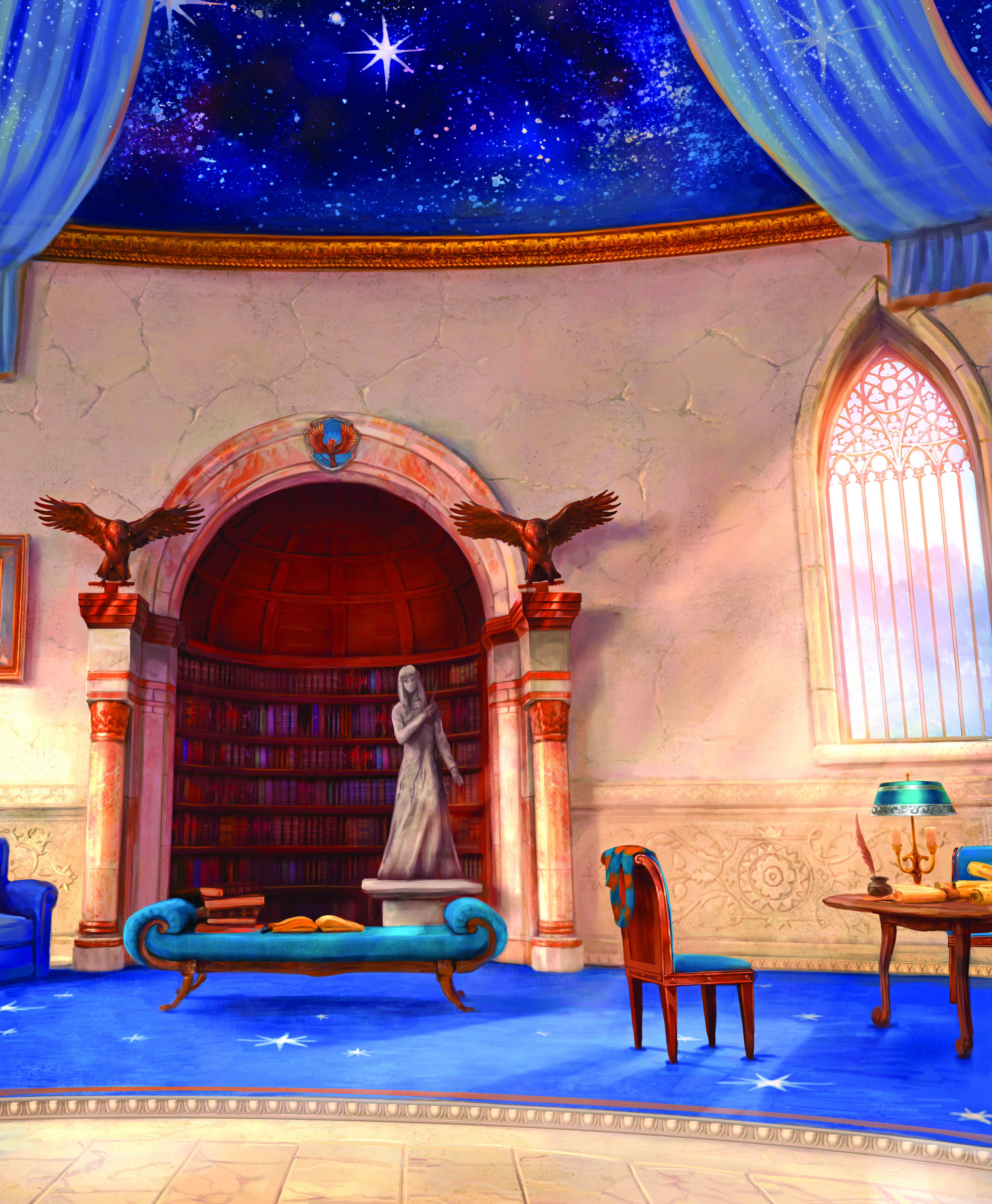 Ravenclaw Common Room Harry Potter Wiki Fandom