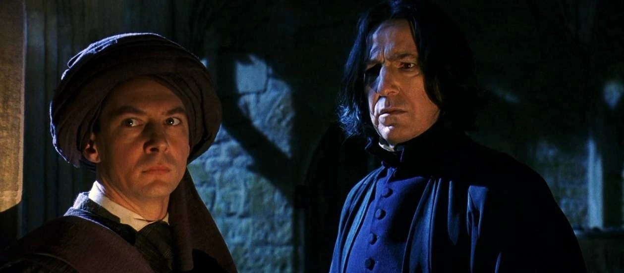 Image Snape and quirrell.jpg Harry Potter Wiki FANDOM powered by Wikia