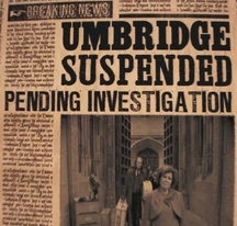 Umbridge suspended