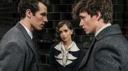 Leta with Theseus and Newt