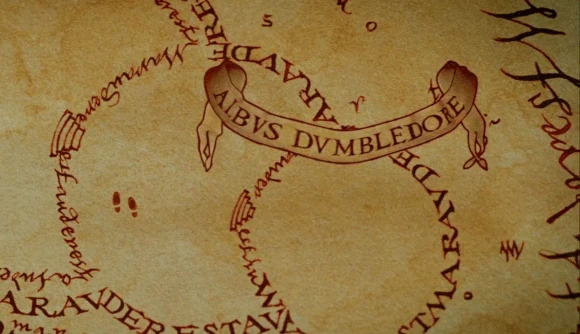 Résultat de recherche d'images pour "Harry Potter et le prisonnier d'Azkaban la carte du Maraudeur gif"