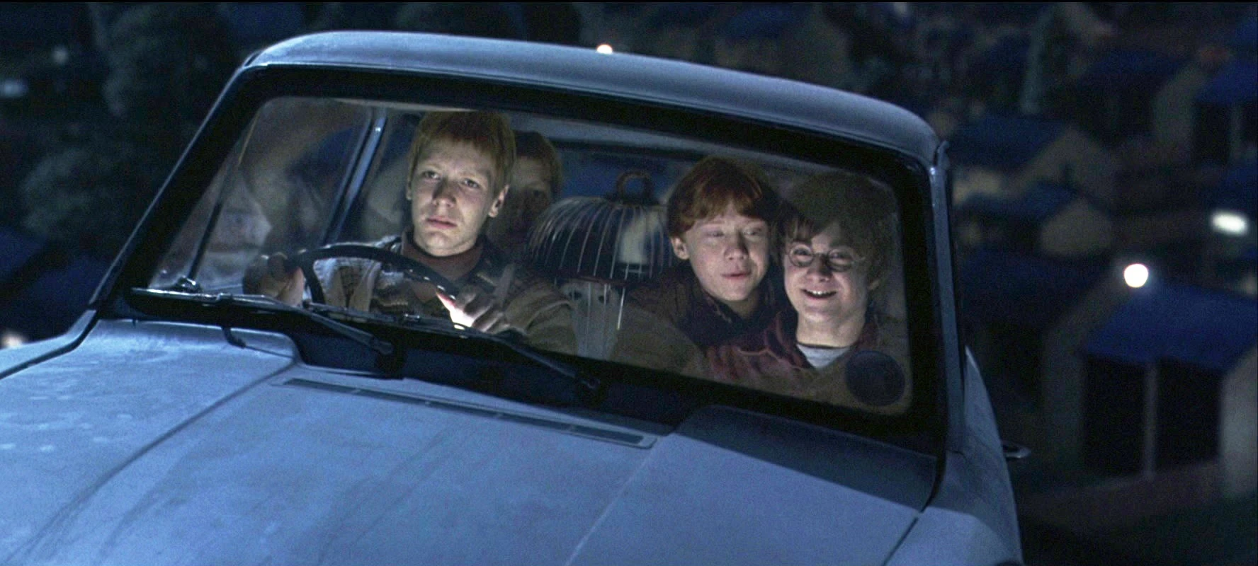 Image Twins flying ford.jpg Harry Potter Wiki FANDOM powered by Wikia