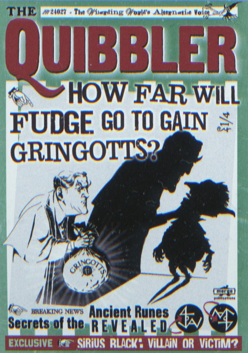 How Far Will Fudge Go To Gain Gringotts? Harry Potter Wiki FANDOM