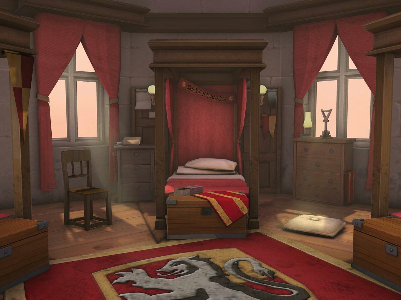 hogwarts gryffindor dorm lego