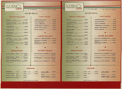 Menu Luchino