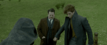 Newt and Jacob using Portkey