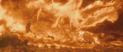 Dumbledore fighting the Inferi.gif