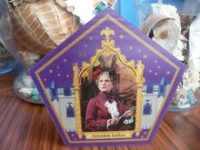 Artemisia lufkin, on an unapproved chocolate frog card