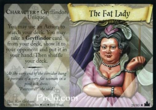 the fat lady trading card harry potter wiki fandom powered by