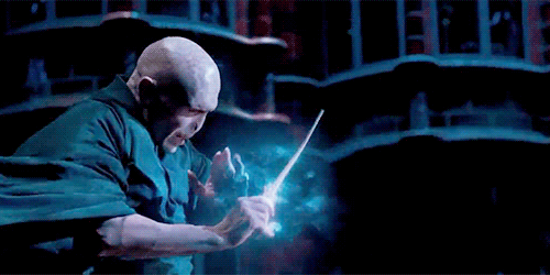 Image result for voldemort gif magic