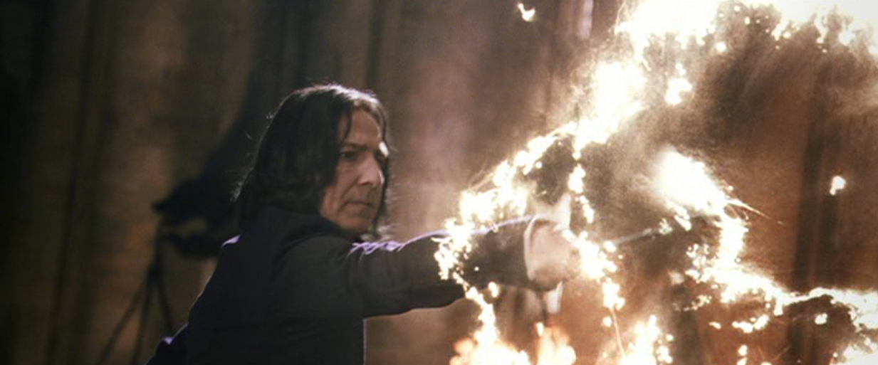 Image result for snape expelliarmus