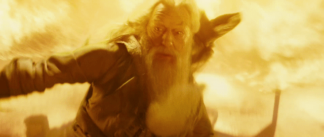 Image result for dumbledore gif magic