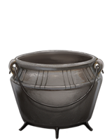 Pewter-cauldron