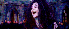 DH2 Bellatrix laughing