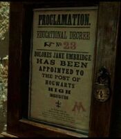Educational Decree Number 23