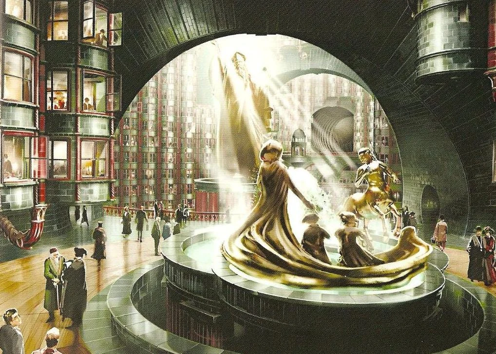 Image Ministry of Magic (concept artwork for HP5 movie).jpg Harry Potter Wiki FANDOM