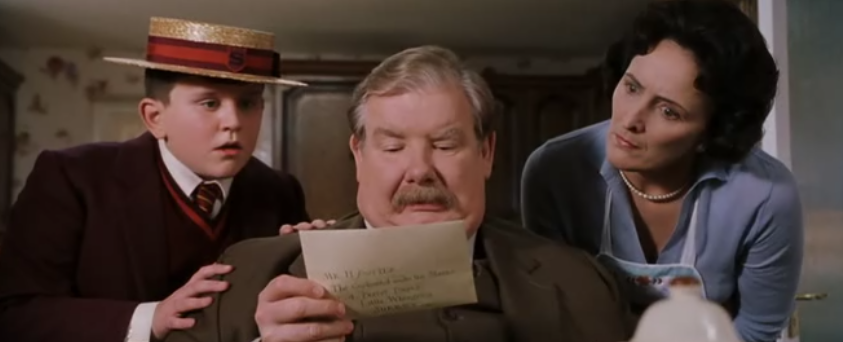 image vernon dudley sees harrys hogwarts acceptance letter png hogwarts acceptance letter movie