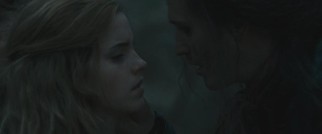 Scabior interrogating Hermione