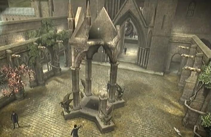 Image result for hogwarts clock tower courtyard