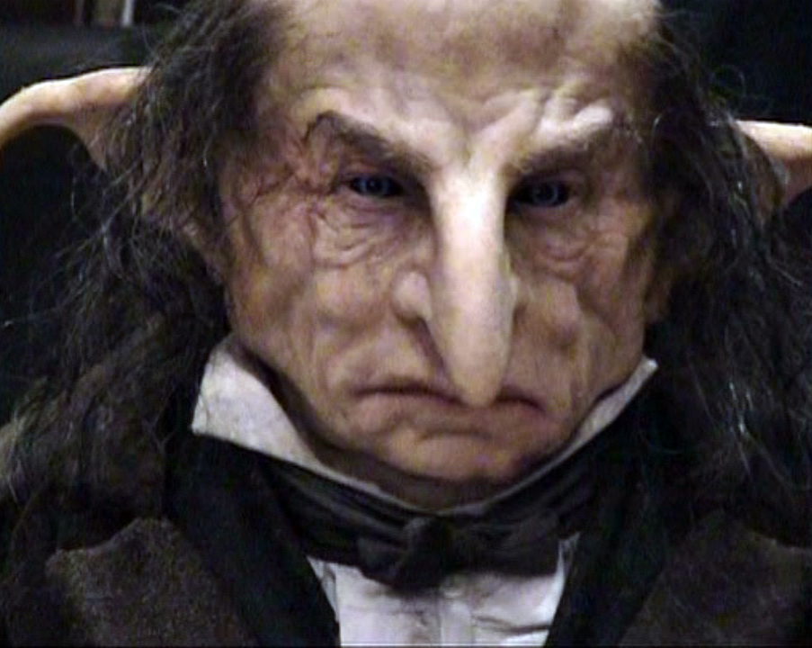 Unidentified Goblin at Gringotts in 1998 (III) Harry Potter Wiki