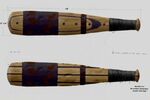 Quidditch Bludger Bat (Concept Artwork)