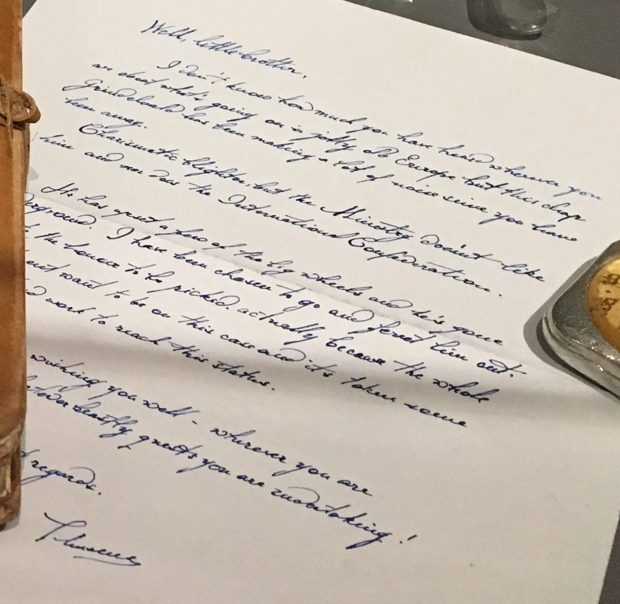 Theseus Scamander's letter to Newton Scamander Harry Potter Wiki