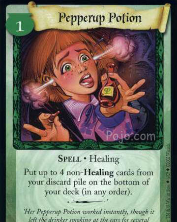Pepperup Potion Trading Card Harry Potter Wiki Fandom