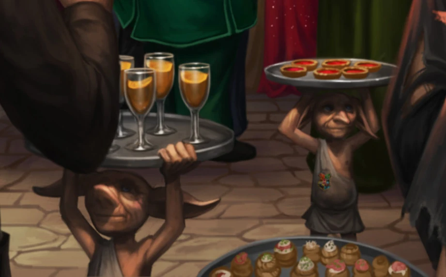 винки гарри поттер эльф. эльфы хогвартса. кухня хогвартса гарри поттер. гарри поттер эльфы домовики кухня. винки гарри поттер эльф.