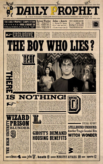 Daily Prophet Harry Potter Wiki Fandom