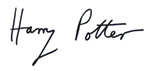 Harry Potter sig