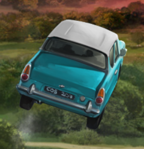 Flying ford anglia