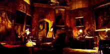 Harry in the common room in 1994
