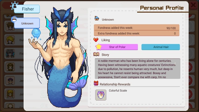 Fisher | Harvest Town Wiki | Fandom