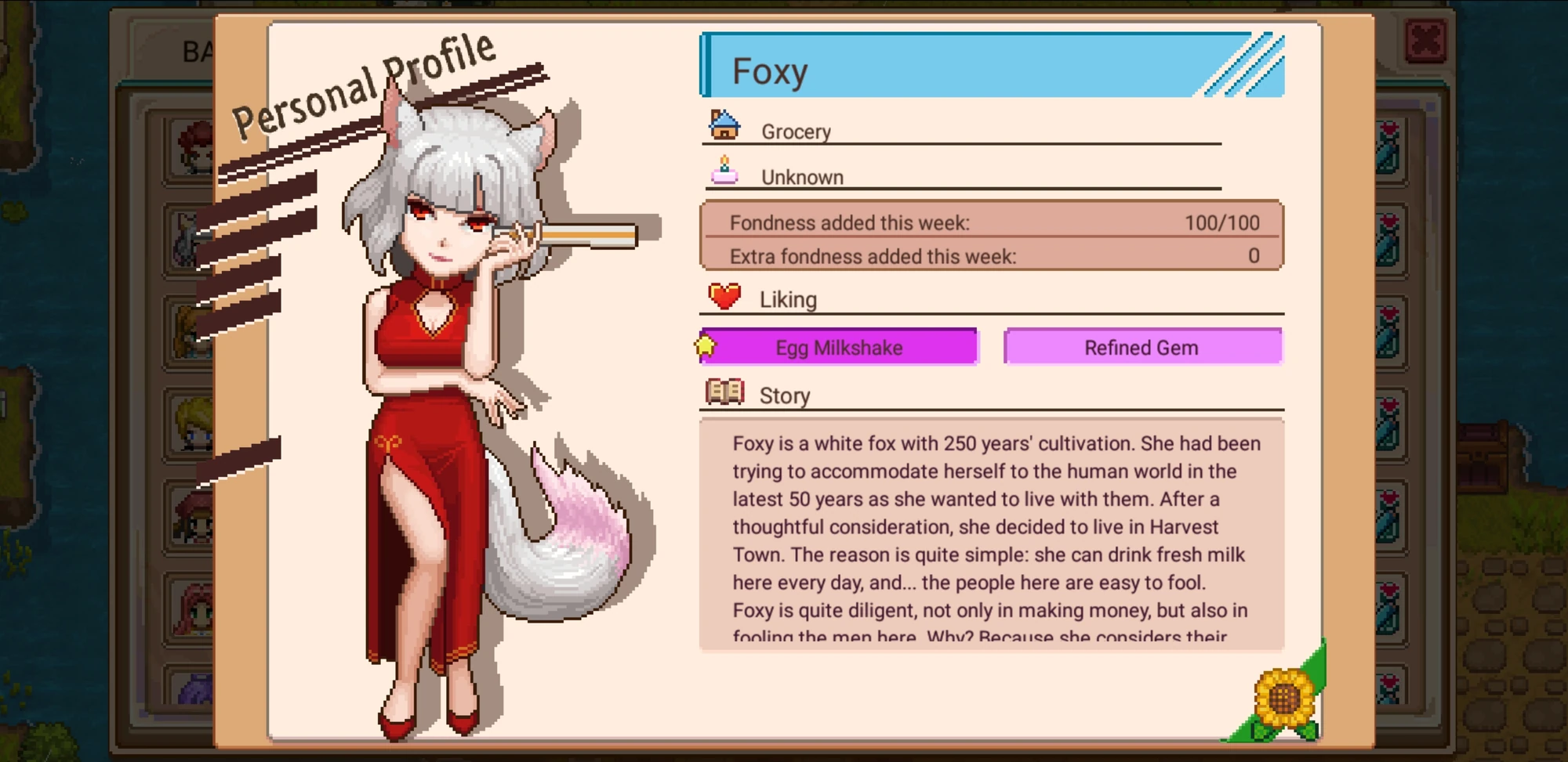 Foxy | Harvest Town Wiki | Fandom