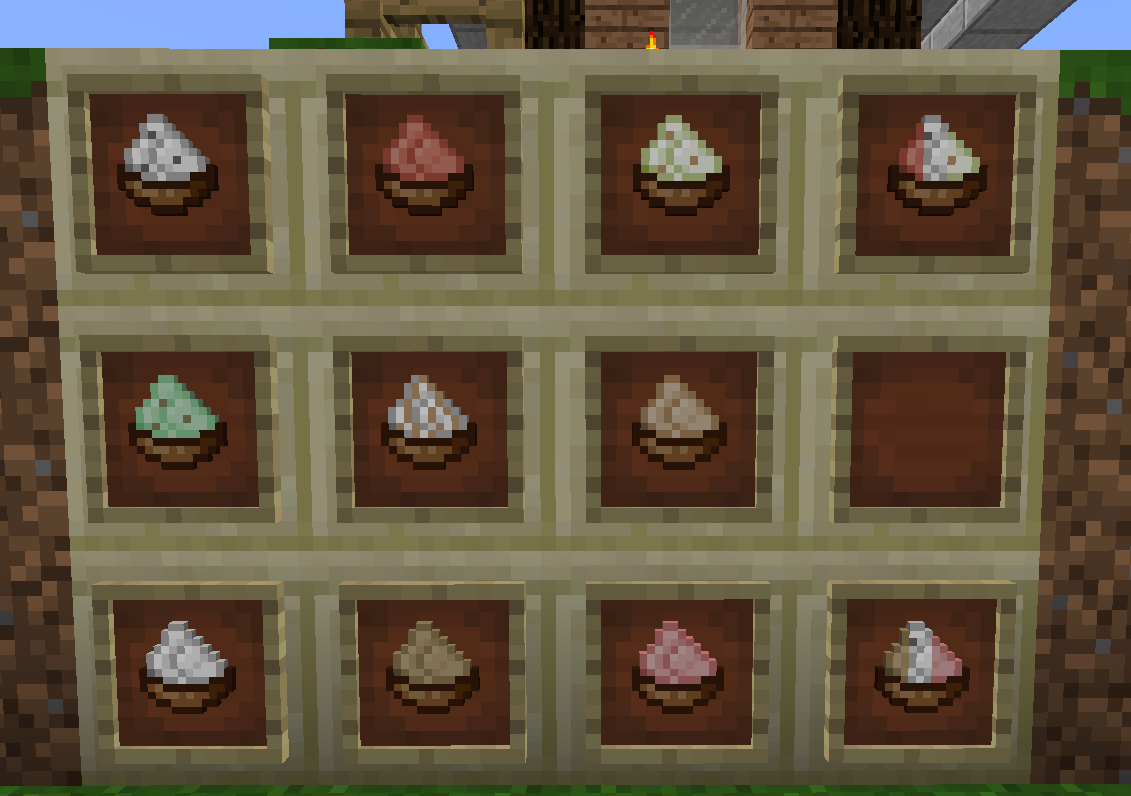 Мод на minecraft ice cream. Корица Pams HARVESTCRAFT. Мороженое в МАЙНКРАФТЕ. HARVESTCRAFT крафты. Мороженое в МАЙНКРАФТЕ постройка.